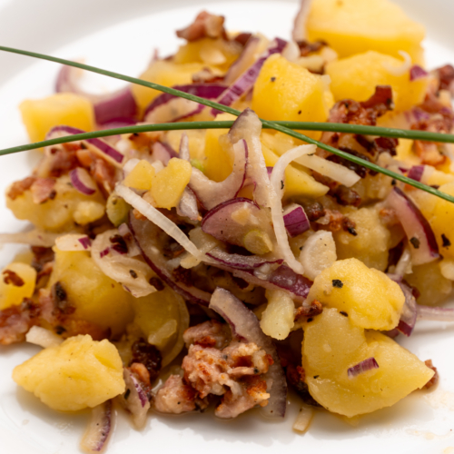 Rezept für Pellkartoffel-Salat